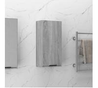 vidaXL Armoire de salle de bain murale Sonoma gris 32x20x67 cm 817061