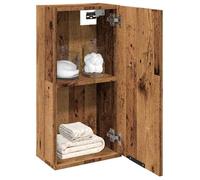 vidaXL Armoire de salle de bain murale vieux bois 32x20x67 cm Marron
