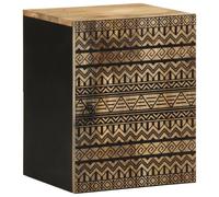 vidaXL Armoire de salle de bain suspendue bois massif manguier Marron