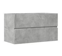 vidaXL Armoire de salle de bain suspendue Gris béton – Bois d'ingénierie