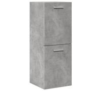 Vidaxl Armoire De Salle De Bain Suspendue Gris Béton Bois D'ingénierie Marron