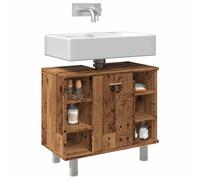 vidaXL Armoire de Salle de Bain Vieux Bois 60x32x53,5 cm, Meubles de Salle de Bain, lavabo de Salle de Bain, Armoire de Toilette