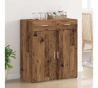 vidaXL Armoire de salle de bain vieux bois 80 x 42,5 x 93,5 cm Bois composite