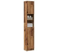 vidaXL Armoire de salle de bain vieux bois bois d'ingénierie Marron