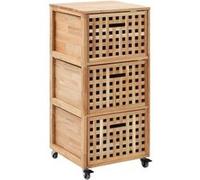 vidaXL Armoire de salle de bains 41x41x91 cm Bois de noyer massif247601 Brun G