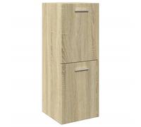 vidaXL Armoire de salle de bains Chêne Sonoma 30x30x80 cm Bois composite
