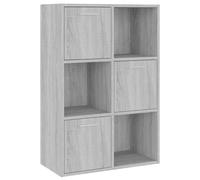vidaXL Armoire de stockage Gris Sonoma 60x29,5x90 cm