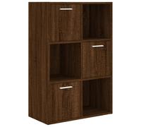 vidaXL Armoire de stockage marron imitation chêne 60x29,5x90 cm