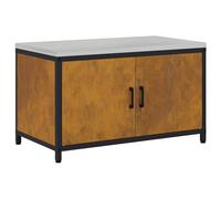 vidaXL Armoire de stockage - Un design moderne et flexible pour ton jardin ou ta maison. C'est une armoire rectangulaire super pratique pour toutes tes affaires.