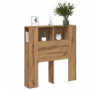 vidaXL Armoire de tête de lit chêne artisanal 100x18,5x102,5 cm, tête de lit, armoire de chambre à coucher, tête de lit 856877