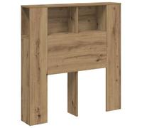 vidaXL Armoire de tête de lit chêne artisanal 100×18,5×102,5 cm