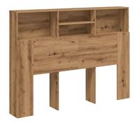 vidaXL Armoire de tête de lit chêne artisanal 140x19x103,5 cm, tête de lit, armoire de chambre à coucher, tête de lit 856869