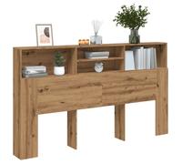 vidaXL Armoire de tête de lit chêne artisanal 180x19x103,5 cm, tête de lit, armoire de chambre à coucher, tête de lit 856873