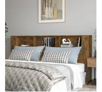 Vidaxl Armoire De Tête De Lit Chêne Fumé 220x18,5x104,5 Cm Multicolore