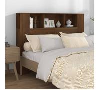 Vidaxl Armoire De Tête De Lit Chêne Marron 140x18,5x104,5 Cm Multicolore