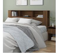 vidaXL Armoire de tête de lit Chêne marron 200x18,5x104,5 cm 817281