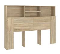 Vidaxl Armoire De Tête De Lit Chêne Sonoma 140x19x103,5 Cm Multicolore