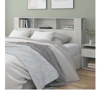 vidaXL Armoire de tête de lit Gris béton 200x18,5x104,5 cm 811956