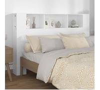 vidaXL Armoire de Tête de Lit Murale Meuble de Chambre à Coucher Tête de Lit avec Rangement Accessoire de Lit Intérieur 811934