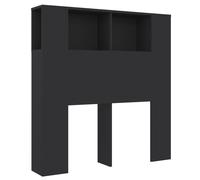 Vidaxl Armoire De Tête De Lit Noir 100x18,5x102,5 Cm Multicolore