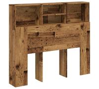 Vidaxl Armoire De Tête De Lit Vieux Bois 120x19x103,5 Cm Multicolore