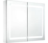 vidaXL armoire de toilette LED 80x12,2x68 cm