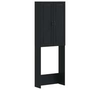 vidaXL Armoire de Toilette Utrecht Noir 66 x 25,5 x 190 cm