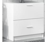 vidaXL Armoire d'évier blanc 59x37x59 cm bois d'ingénierie