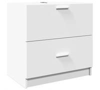 vidaXL Armoire d'évier Blanc 59x37x59 cm en bois d'ingénierie