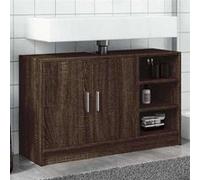 vidaXL Armoire d'évier chêne marron 90x29x55 cm Bois d'ingénierie