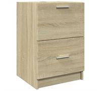 vidaXL Armoire d'évier chêne sonoma 40x37x59 cm bois d'ingénierie Marron