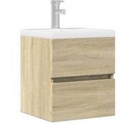 vidaXL Armoire d'évier Chêne Sonoma en bois d'ingénierie 41x38,5x45 cm