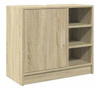 vidaXL Armoire d'évier 848131 Chêne Sonoma 63x29x55 cm bois d'ingénierie Marron G