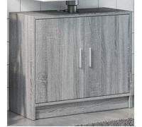 vidaXL Armoire d'évier sonoma gris 63x29x55 cm bois d'ingénierie 848099