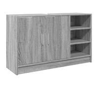 Armoire d'évier sonoma gris 90x29x55 cm bois d'ingénierie, armoire de salle de bain, armoire de rangement salle de 848127