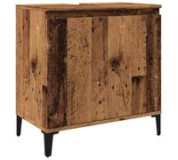 vidaXL Armoire d'évier Vieux bois 58x33x60 cm bois d'ingénierie Marron