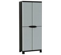 vidaXL Armoire en plastique 68x39x171,5 cm Design en rotin
