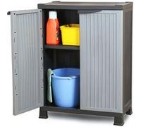 vidaXL Armoire en plastique 68x39x92 cm337895 Gris G