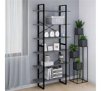 Armoire haute Gris 100x30x210 cm Bois de pin solide806564