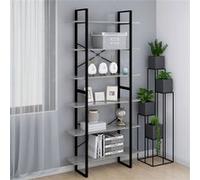 Armoire haute Sonoma gris 100x30x210 cm Bois d'ingénierie821325