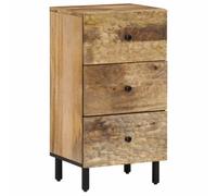 Vidaxl Armoire Latérale 40x33x75 Cm Bois Massif De Manguier Marron