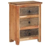 vidaXL Buffet meuble de rangement en bois d'acacia solide et bois de récupération