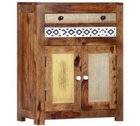 Bois de Sesham Massif Armoire Latérale Buffet Commode Rangement Salon vidaXL