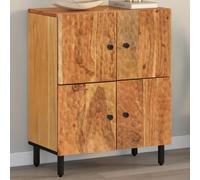 Vidaxl Armoire Latérale 60x33x75 Cm Bois Massif D'acacia Marron