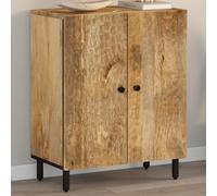 Vidaxl Armoire Latérale 60x33x75 Cm Bois Massif De Manguier Marron