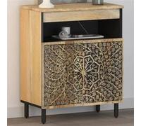 vidaXL Armoire latérale 60x33x75 cm bois massif de manguier