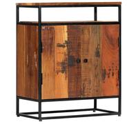 vidaXL Armoire latérale 60x35x76 cm Bois récupération massif et acier