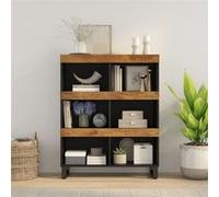 vidaXL Armoire latérale 85x33x107 cm bois massif de manguier352904 Bois G