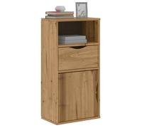 vidaXL Armoire latérale avec tiroir ODDA 40x24x79 cm Bois Massif pin, Armoire, Buffet, Meuble de Rangement de Cuisine, Meuble de Rangement