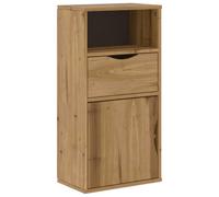 vidaXL Armoire latérale avec tiroir ODDA 40x24x79 cm Bois Massif pin, Armoire, Buffet, Meuble de Rangement de Cuisine, Meuble de Rangement